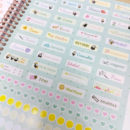 Planner Smilinguido Amizade | Permanente | Capa Dura