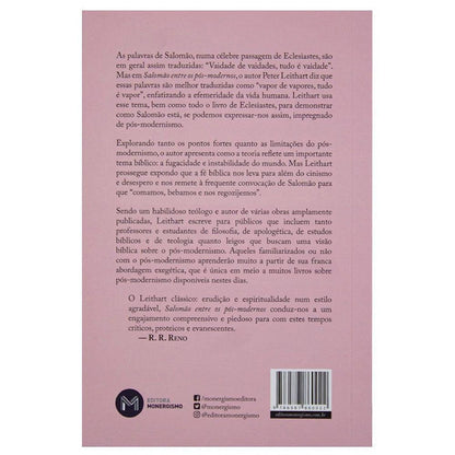 Salomão entre os pós-modernos | Peter J Leithart
