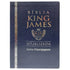 Bíblia King James Atualizada | KJA | Letra Hipergigante | Capa Coverbook Azul