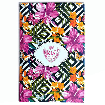 Bíblia Sagrada Slim Flores Hibisco | KJA | Letra Normal | Capa Dura