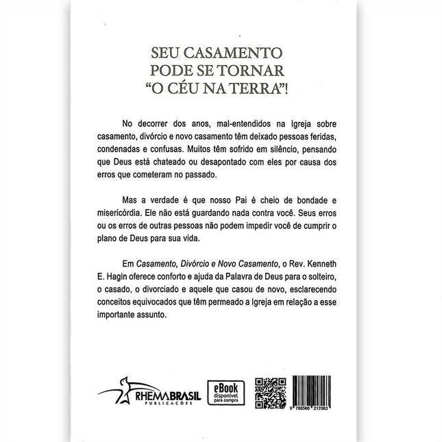 Casamento Divórcio e Novo Casamento | Kenneth E Hagin