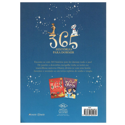 365 Histórias para dormir Disney | Capa que Brilha no escuro