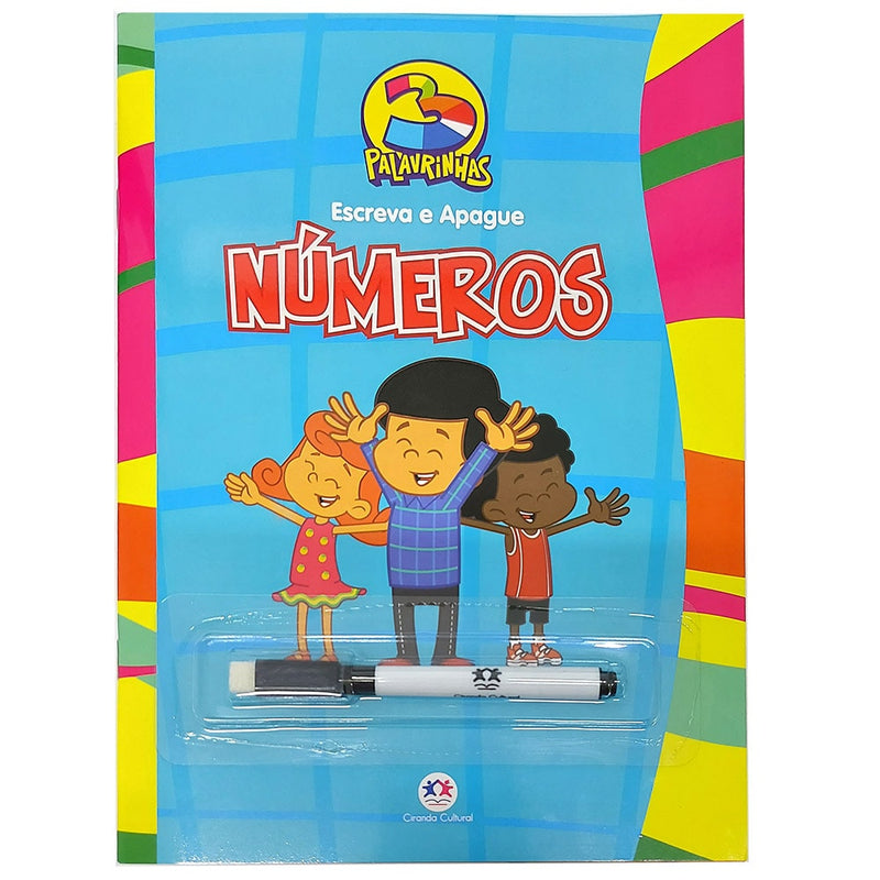 3 Palavrinhas: Números | Escreva e Apague