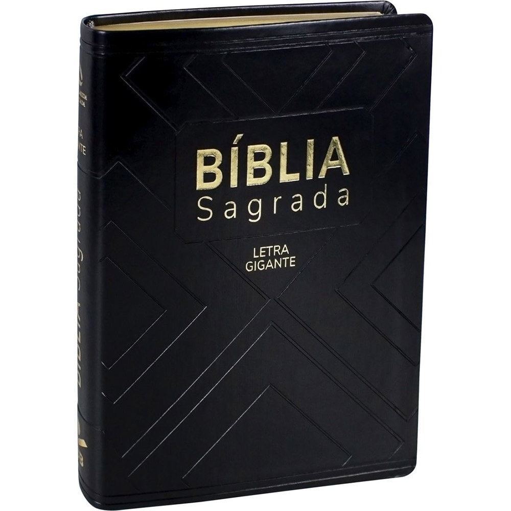 Bíblia Sagrada | NAA | Letra Gigante | Capa Luxo Preta