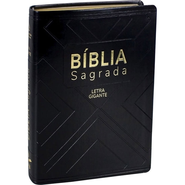 Bíblia Sagrada | NAA | Letra Gigante | Capa Luxo Preta