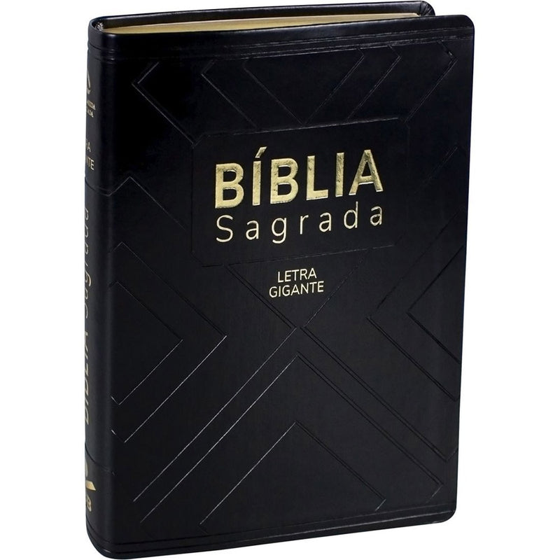Bíblia Sagrada | NAA | Letra Gigante | Capa Luxo Preta
