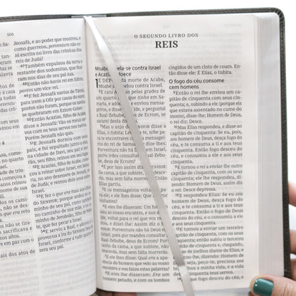 Bíblia Sagrada | ACF | Leitura Perfeita | Letra Grande | Couro Soft Cinza