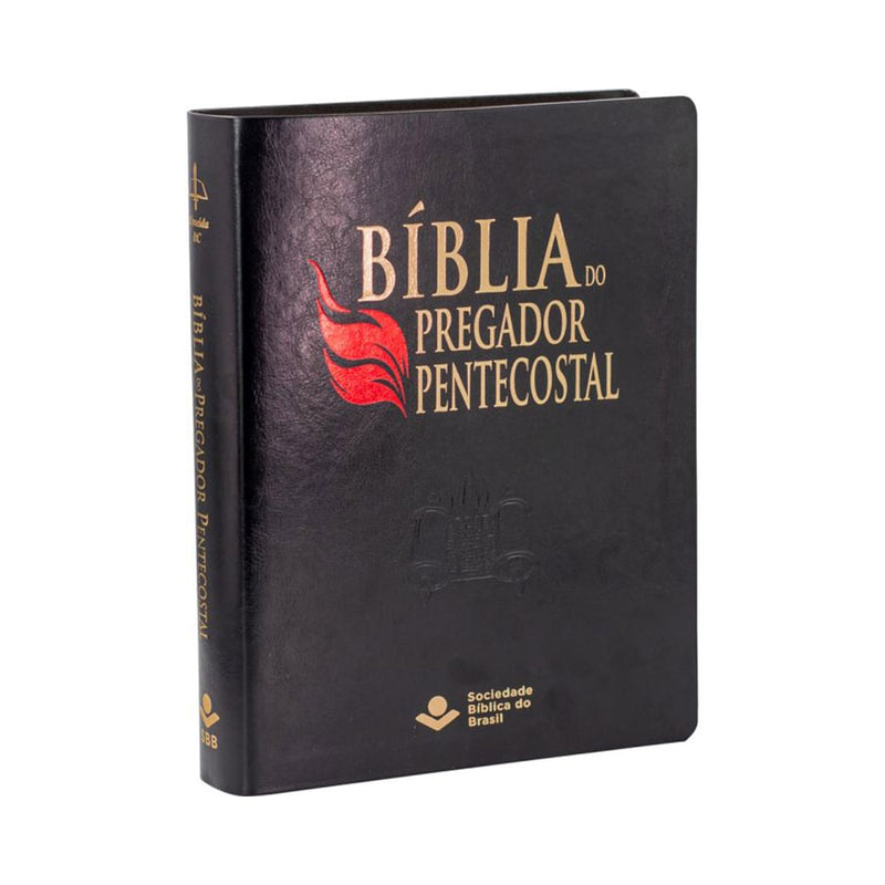 Bíblia do Pregador Pentecostal | ARC | Letra Extragigante | Capa Luxo Preta