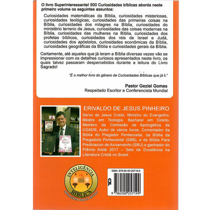 500 Curiosidades Bíblicas | Erivaldo de Jesus | Volume 1
