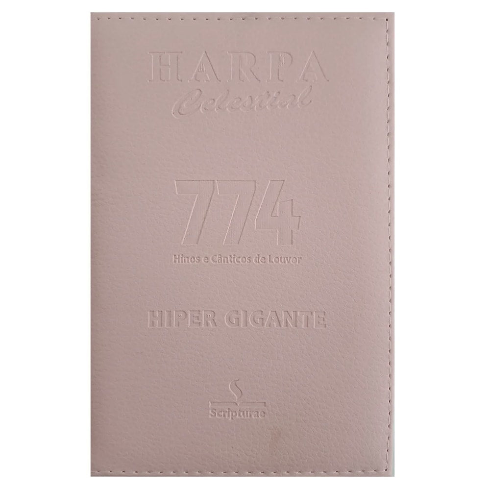 Harpa Celestial 774 | Hipergigante | Capa Luxo Rosa