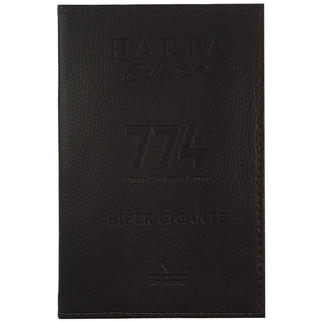 Harpa Celestial 774 | Hipergigante | Capa luxo Marrom