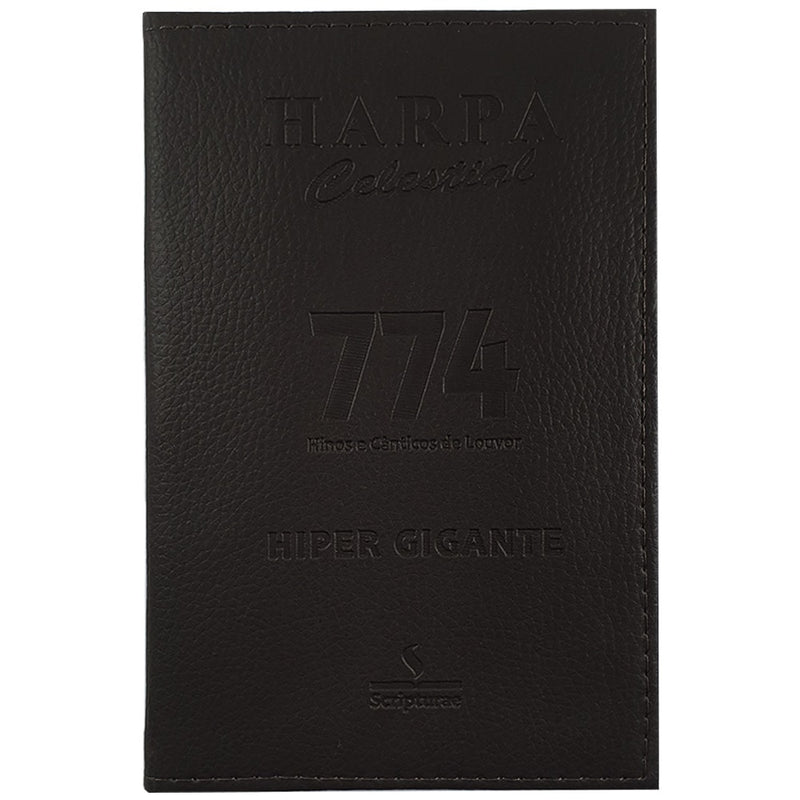 Harpa Celestial 774 | Hipergigante | Capa luxo Marrom