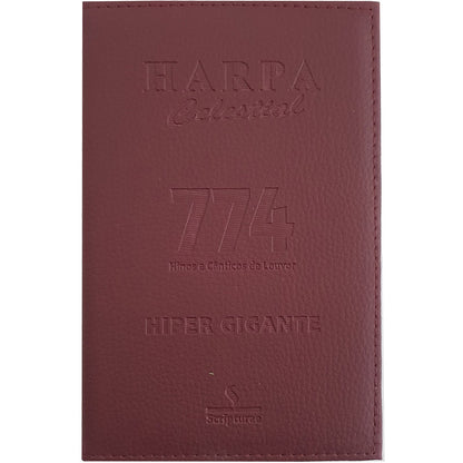 Harpa Celestial 774 | Hipergigante | Capa Luxo Vinho