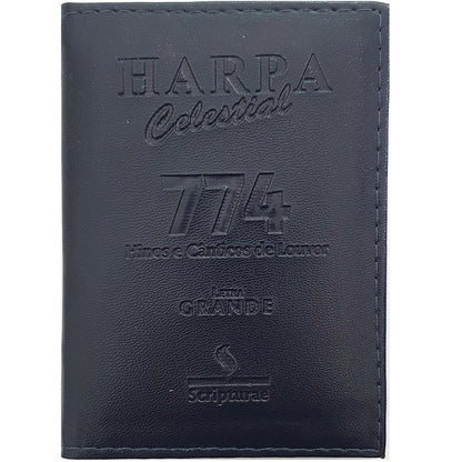 Harpa Celestial 774 | Letra Grande | Capa Luxo Azul