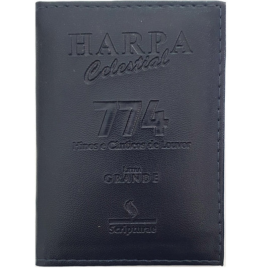 Harpa Celestial 774 | Letra Grande | Capa Luxo Azul