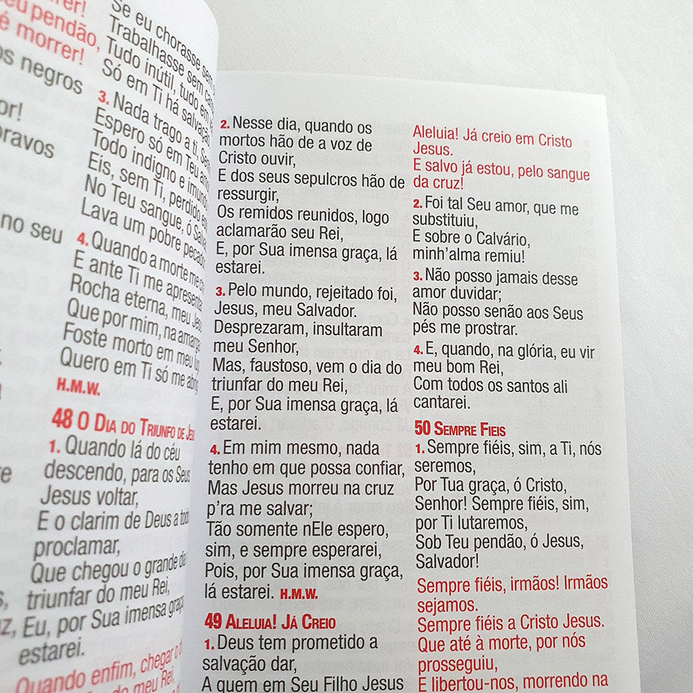 Harpa Celestial 774 | Letra Grande | Capa Luxo Vinho