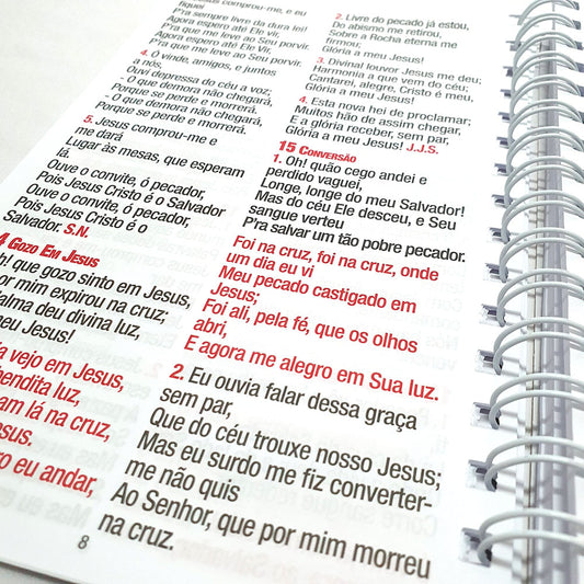 Harpa Celestial 774 | Hipergigante | Espiral Fé Mãos