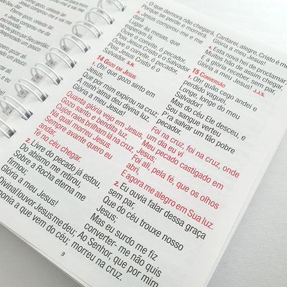 Harpa Celestial 774 | Super Legível | Espiral Vaso de Cerâmica