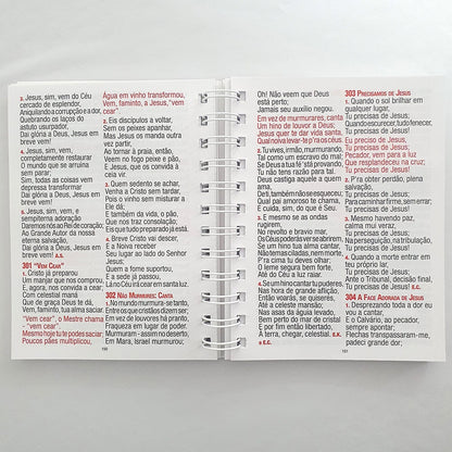 Harpa Celestial 774 | Super Legível | Espiral Vaso de Cerâmica