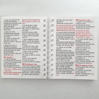 Harpa Celestial 774 | Super Legível | Espiral Marrom