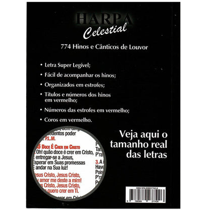 Harpa Celestial 774 |Super Legível  | Leão Colorido