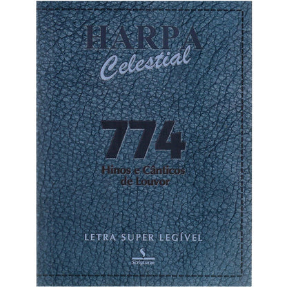 Harpa Celestial 774 |Super Legível  | Azul