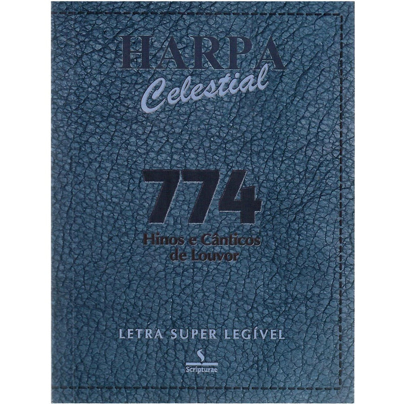 Harpa Celestial 774 |Super Legível  | Azul