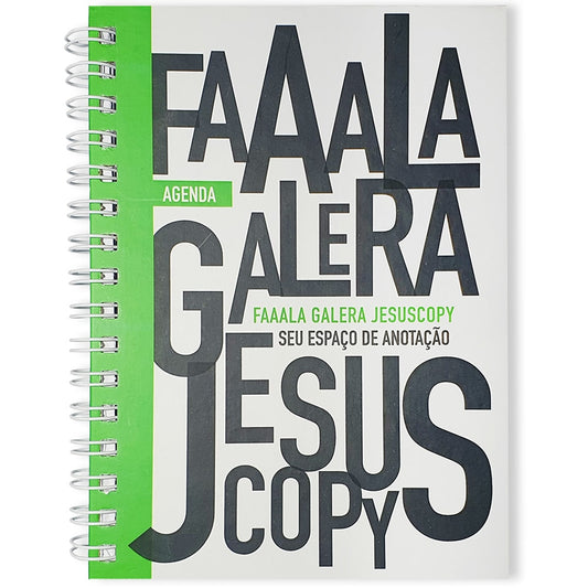 Agenda Permanente Faaala Galera | Jesus Copy