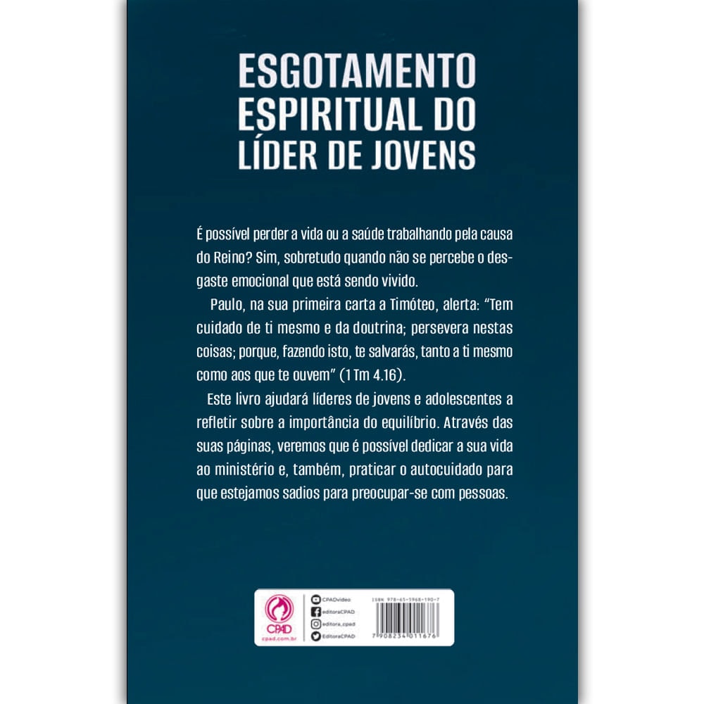 Esgotamento Espiritual de Jovens | Jader Cruz