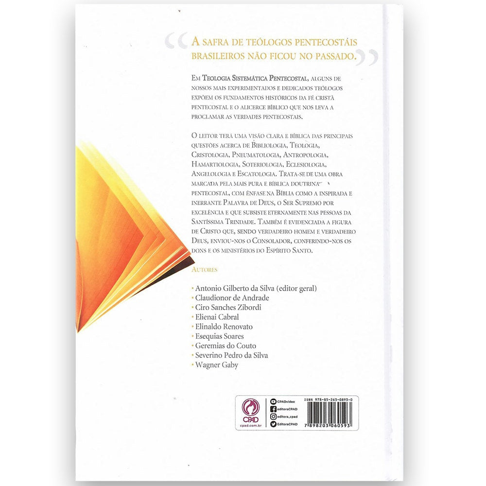 Teologia Sistemática Pentecostal | Antonio Gilberto