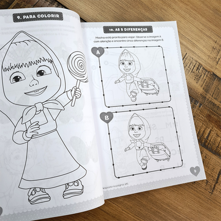365 Masha e o Urso | Atividades e Desenhos para Colorir