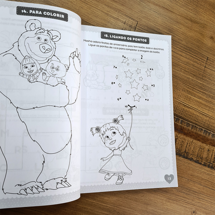 365 Masha e o Urso | Atividades e Desenhos para Colorir