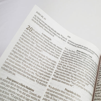 Bíblia Sagrada Foi na Cruz | NVT | letra Normal | Flexível Soft Touch