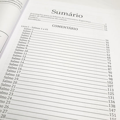 Salmos Vol 1 | Comentário Esperança | Dieter Schneider