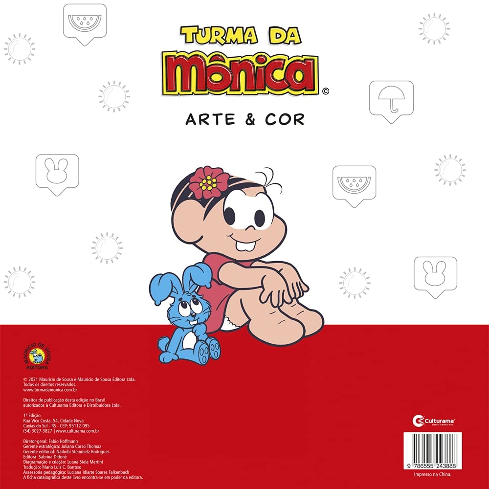 Arte e Cor Turma da Monica