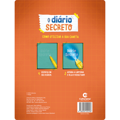 Meu Diário mágico | C/ Caneta Magica