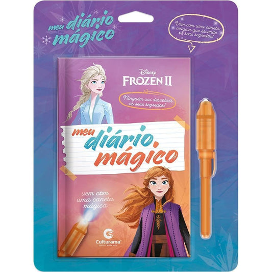 Meu Diário mágico Frozen 2 | C/ Caneta Magica