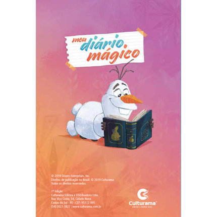 Meu Diário mágico Frozen 2 | C/ Caneta Magica