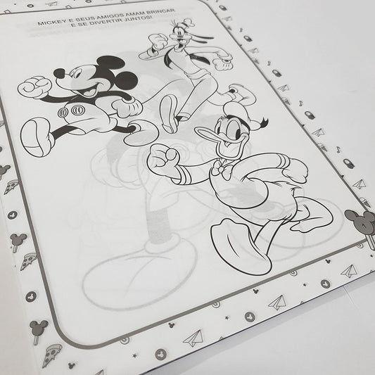 Ler e Colorir com Lápis | Mickey | Gigante