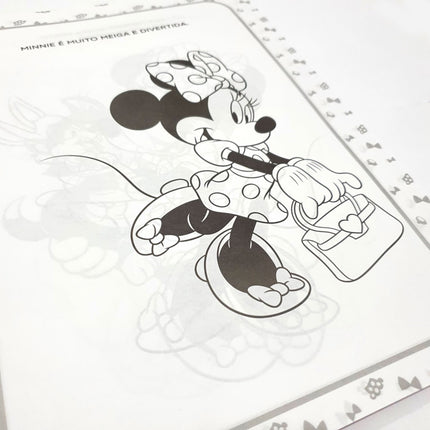 Ler e Colorir com Lápis | Minnie | Gigante