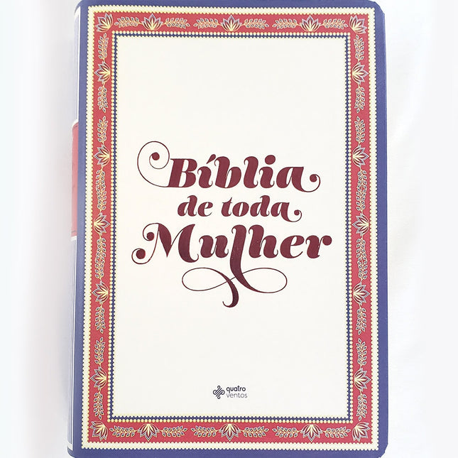 Bíblia de Toda Mulher | NAA | Capa Luxo Floral