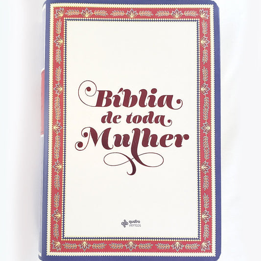 Bíblia de Toda Mulher | NAA | Capa Luxo Floral