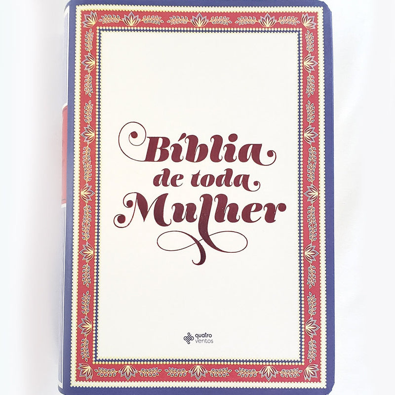 Bíblia de Toda Mulher | NAA | Capa Luxo Floral