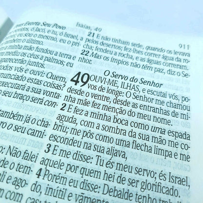 Bíblia Sagrada Letra Jumbo | ARC | Capa Luxo Arabesco Bordo