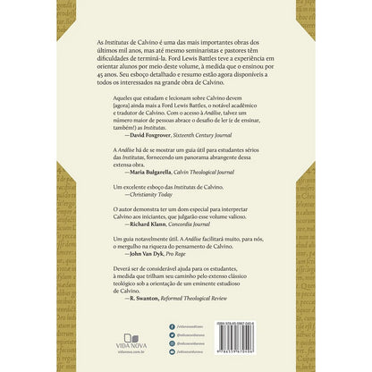 Análise das Institutas da Religião Cristã de João Calvino | Ford Lewis Battles