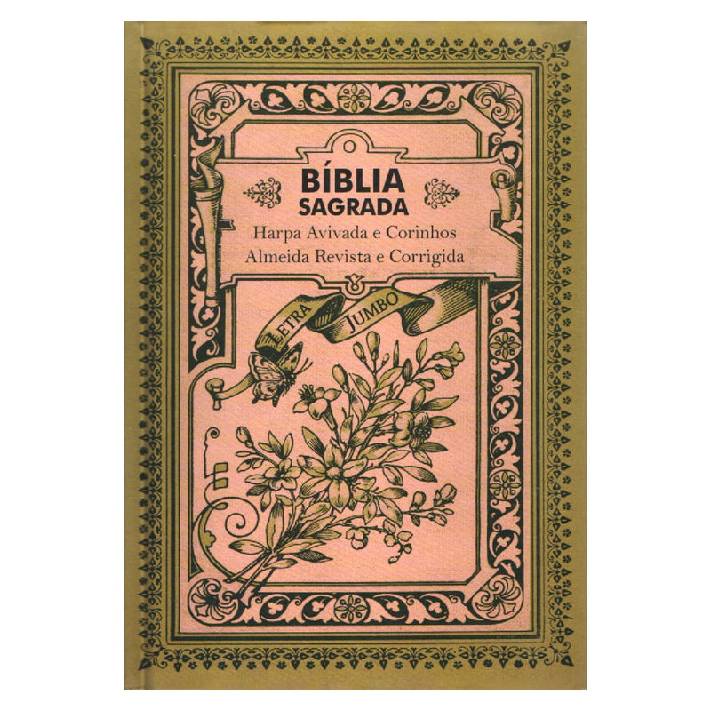 Bíblia Sagrada Letra Jumbo | ARC | Capa Dura Retro