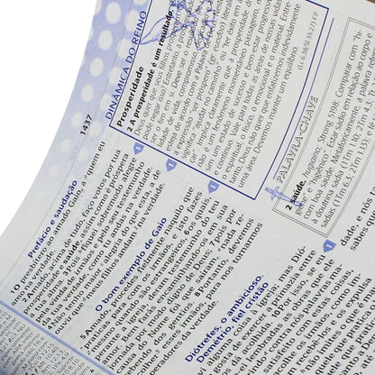 Bíblia de Estudo Plenitude | Letra Normal | ARA | Capa Couro Preta e Azul