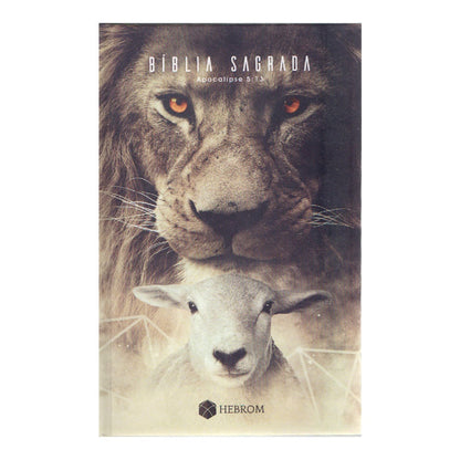 Bíblia Sagrada | ARA | Capa Dura Cordeiro e Leão