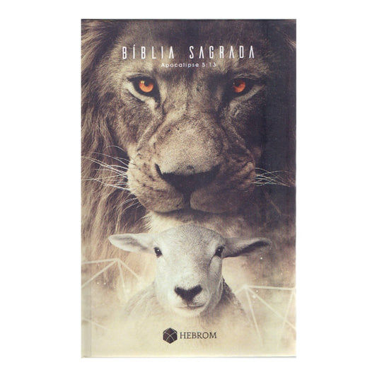 Bíblia Sagrada | ARA | Capa Dura Cordeiro e Leão