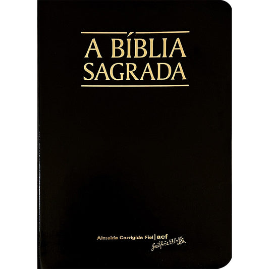 A Bíblia Sagrada | ACF | Mega Legível | Capa Luxo Preta